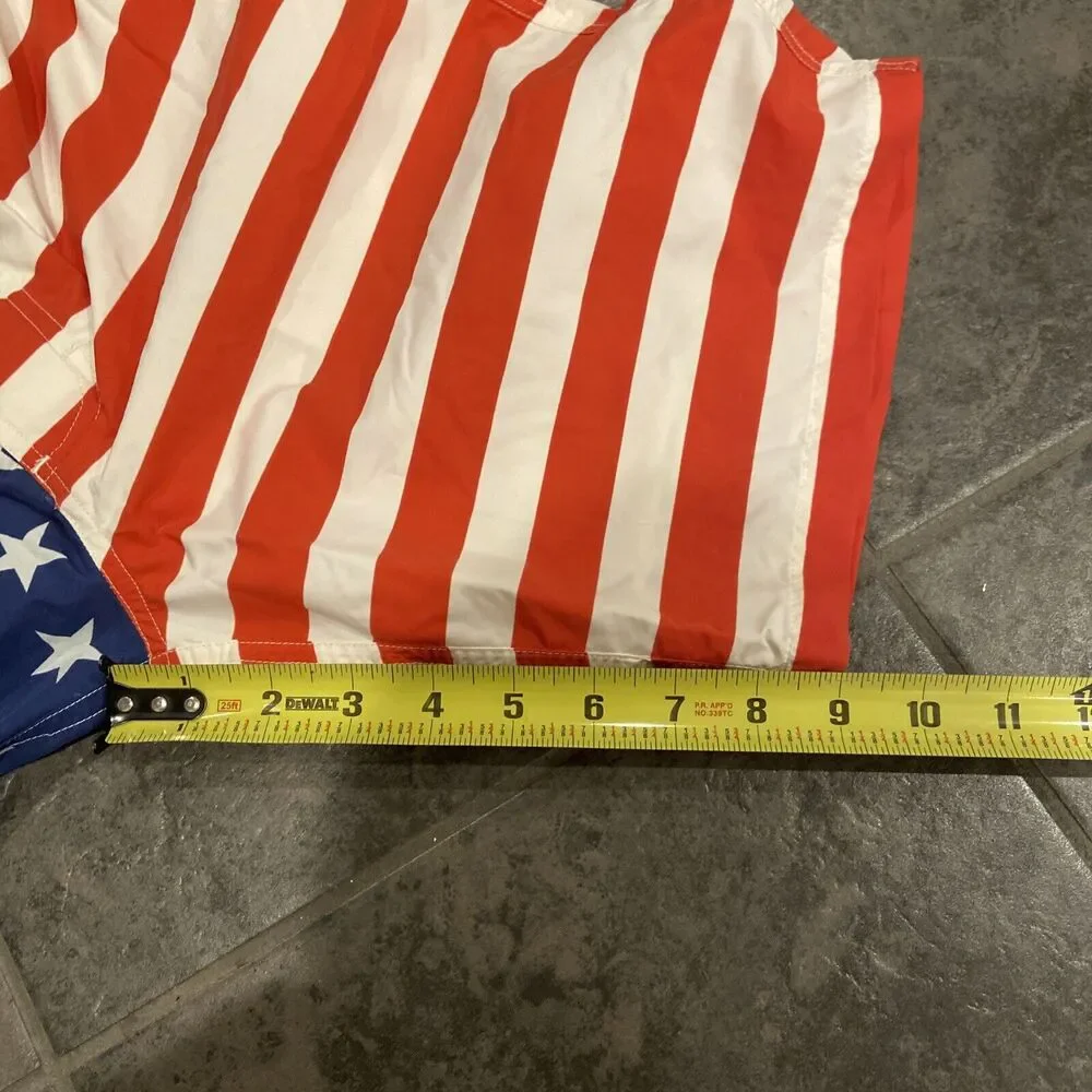 EUC Mens‎ Bonobos Board Shorts Swim Trunks American Flag USA Size 29 Small